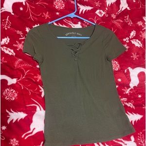 Aeropostal army green seriously soft shirt.